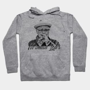 Norman Lear-Tribute Design in Black & White Illustrations Hoodie